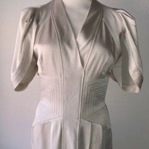 Beautiful Winter Silk Dress